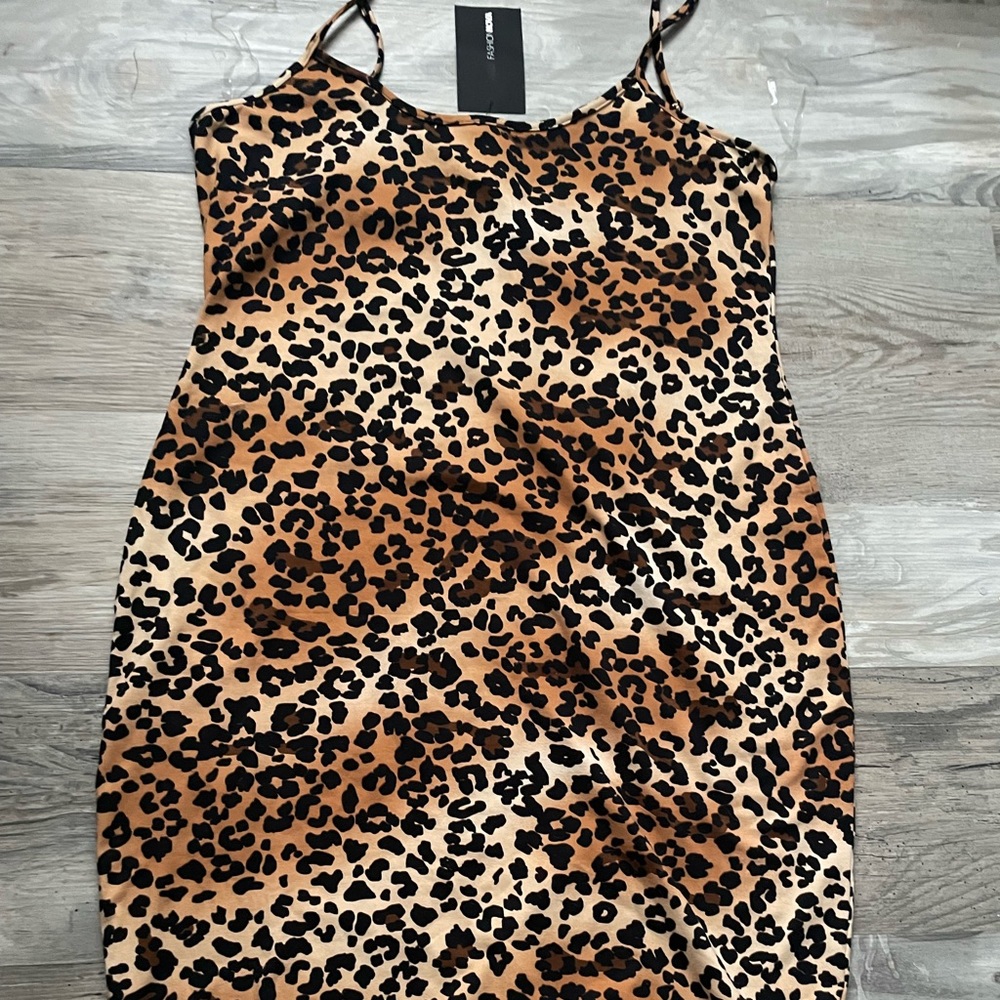 Fashion nova leopard print pencil dress